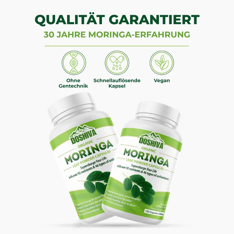 Doshiva Moringa – Senkt Cortisol auf natürliche Weise und hilft, das Gleichgewicht von innen und außen wiederherzustellen