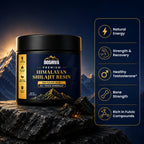Reines Himalaya-Shilajit-Harz – Tägliche Unterstützung mit Mineralstoffen & Fulvosäure für Energie, Fokus & Vitalität | Doshiva