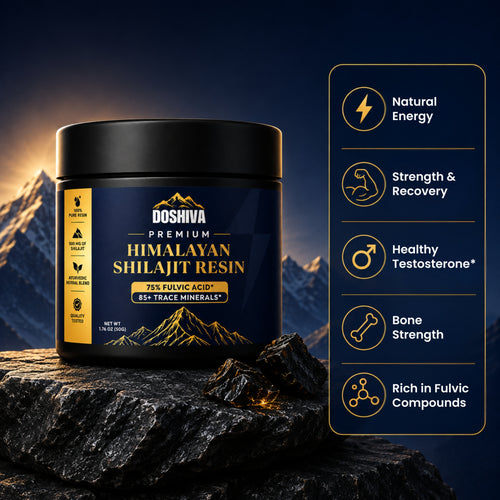 Doshiva Shilajit Resin – Mineral-Rich Support for Daily Energy & Focus