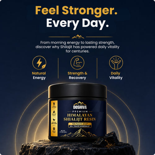Doshiva Shilajit Resin – Mineral-Rich Support for Daily Energy & Focus