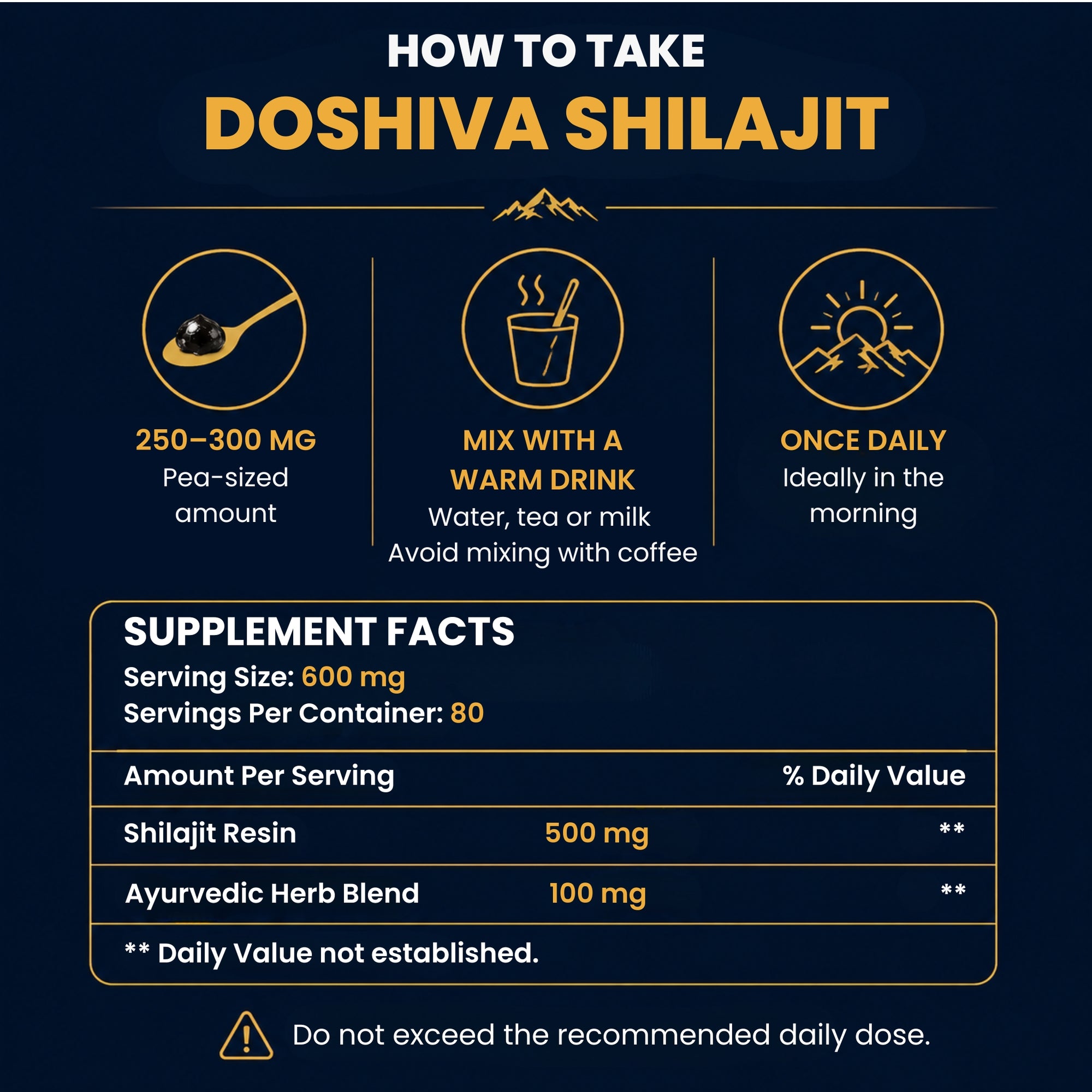 Reines Himalaya-Shilajit-Harz – Tägliche Unterstützung mit Mineralstoffen & Fulvosäure für Energie, Fokus & Vitalität | Doshiva