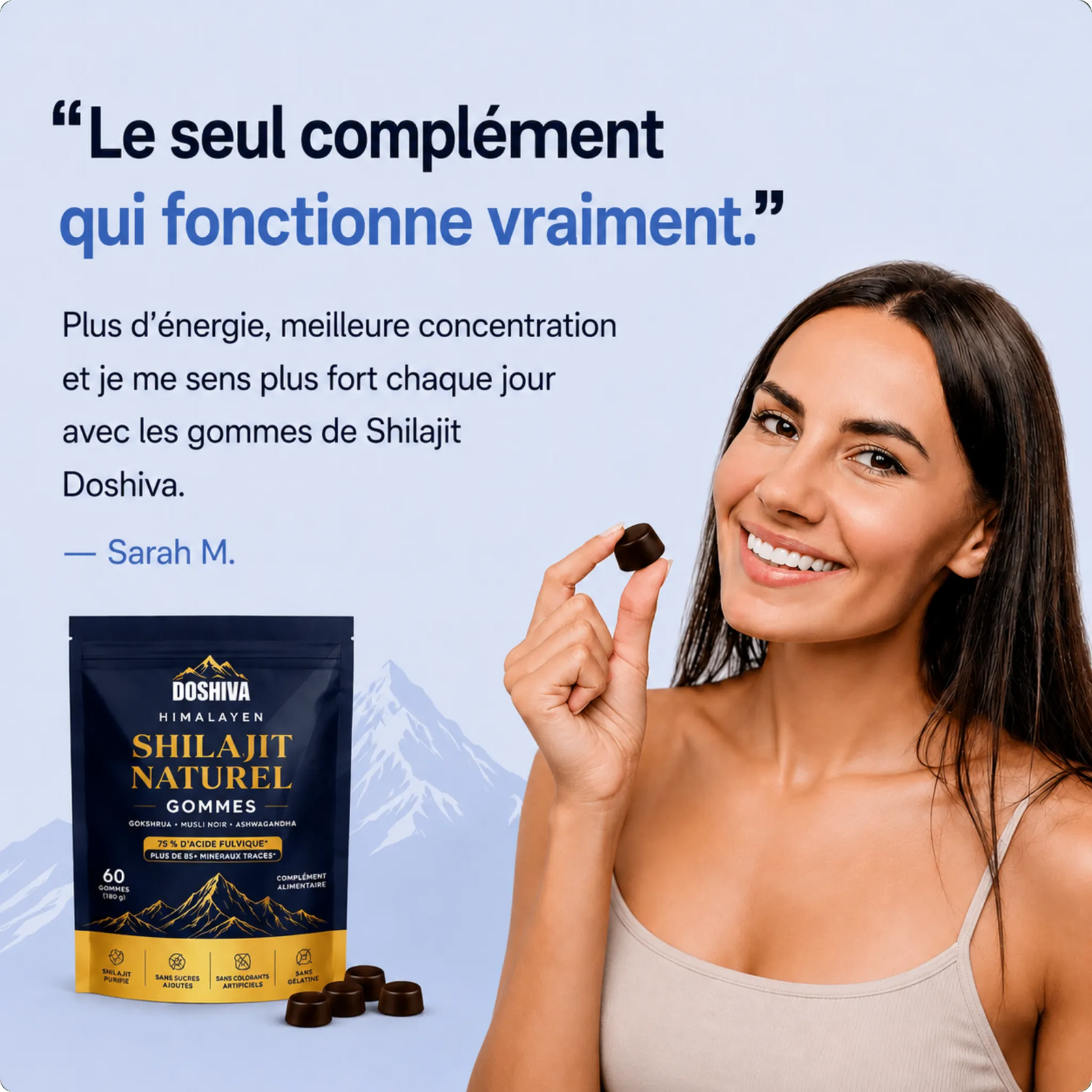 Doshiva® Gummies au Shilajit de l’Himalaya
